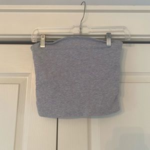 Grey Brandy Melville Strapless Top!